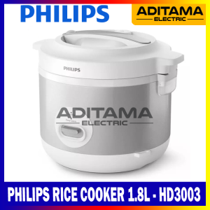 PHILIPS RICE COOKER 1.8L HD3003 / PHILIPS MAGIC COM MINIMALIS 1.8 LITER HD-3003