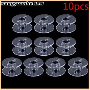 [WYH Store] 👗 10 50Pcs Plastic Bobbins Sewing Machine Spools for Threads Bobbins Accessories