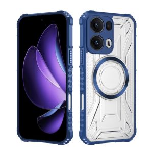 เคสโทรศัพท์สำหรับ Oppo Reno 13 Reno13 Pro 4G 5G ซิลิโคนแม่เหล็กนิ่มกันตกกันกระแทกทำจากเคสใส่โทรศัพท์อัลลอยด์เคสป้องกันด้านหลังแหวนแม่เหล็ก