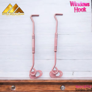 Mitra Mulia Abadi Window Hook Hak Angin Pink Lamskar Stainless Penahan Cantolan Pengait Jendela