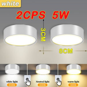 LED Downlight Pin Light Ceiling Light With 3 Different Lighting Colors 3W/5W/10W/15W/25W Three Color Surface Mounted Downlight Ceiling Light