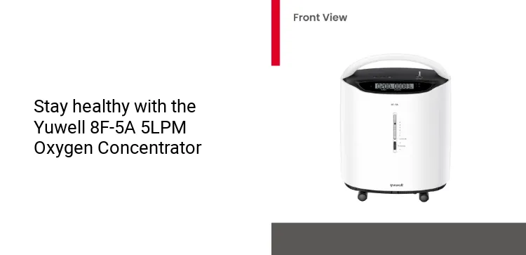 Yuwell Oxygen Concentrator Model 8F-5A 5LPM | 5Ltr Oxygen Flow