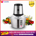 [Mới] máy xay thịt đa năng cối inox Mishio MK157 1.8L Công suất 300W- ,Máy xay đa năng ăn dặm cho bé Dung tích 2L, 4 Lưỡi dao bằng thép, Máy xay sinh tố, máy xay ăn, cối xay, máy xay tỏi ớt dặm( HÀNG CHÍNH HÃNG )  - Bảo Hành 1 năm. 