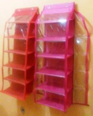 5+1 Rak Sepatu Gantung Resleting Hanging Shoes Organizer Zipper HSOZ