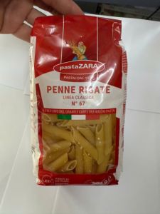 Nui Ý Ống Xéo Số 67 Pasta Zara - 500g/túi nhập khẩu Ý
