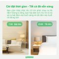 Công tắc cảm ứng WiFi Datic 4 Nút Hunonic, điều khiển bằng 1 chạm, điều khiển qua điện thoại, điều khiển bằng giọng nói, hẹn giờ bật/tắt. 