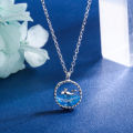 Ladamas Kalung Titanium Liontin Ikan Lumba-Lumba Imut Dan Mewah Beriklau KT48. 
