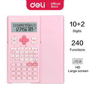 Deli 1700 kalkulator scientific - kalkulator sekolah - kalkulator ilmiah 1700 Warna