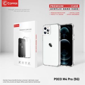 Acrylic Hard Case Clear Untuk Poco M4 Pro /5g ( Brand: COPPERINDO )