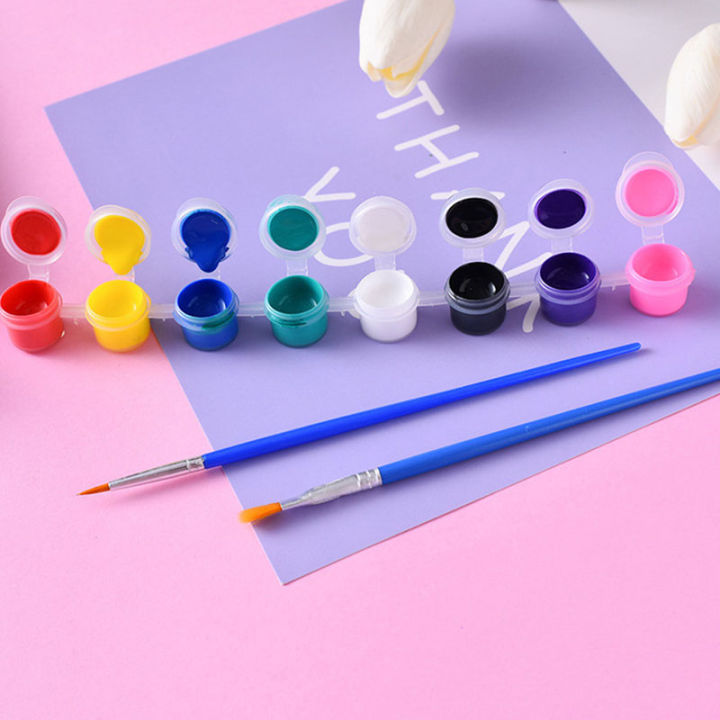 🎀Sơn acrylic trẻ em 6 màu: Tự làm tranh graffiti, sơn, gốm thạch cao ...