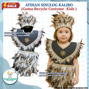 Baby Fourths Couture Buwan ng Wika Philippine Festival Costume Ati-Atihan Sinulog Kalibo Goma Recycle Affordable Hand Made for Kids & Adult