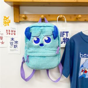 【Smilewil】กระเป๋าเป้สะพายหลัง กระเป๋านักเรียน ลายการ์ตูนดิสนีย์ วินนี่ กระเป๋าเป้สะพายหลังความจุขนาดใหญ่