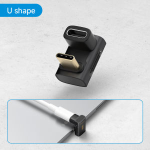 Hagibis USB4 Adapter PD240W 80Gbps 8K USB C to Type-C 90 Degree Right Angle Converter Compatible With Thunderbolt 4/5 For iPhone 16 Pro ROG Ally Steam Deck Tablet Laptop