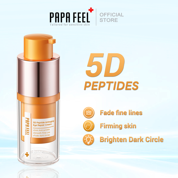 PAPA FEEL5D Peptide Anti-Aging Repair Eye Cream 15g | Lazada PH