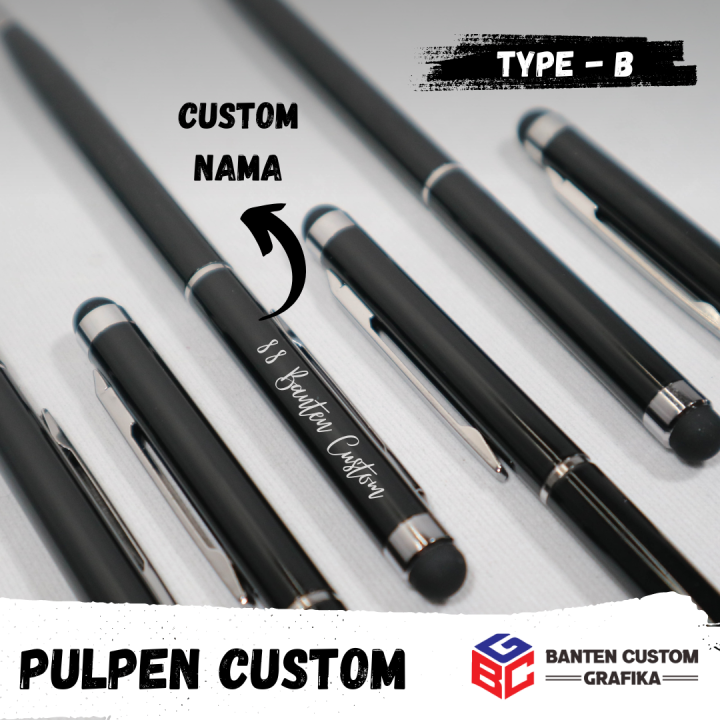 Pulpen Promosi + Sylush Hp Free Grafir Custom Nama