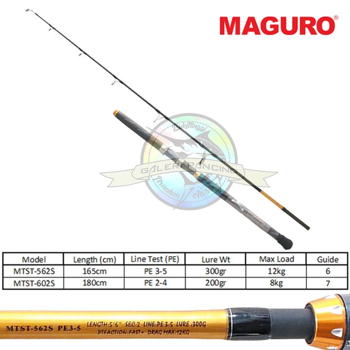 Maguro Model Joran Jigging Joran Jigging Maguro Tuna Stick 562 602