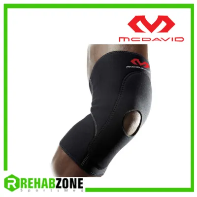 McDavid 402 Level 1 Knee Sleeve w/ open patella (Black)