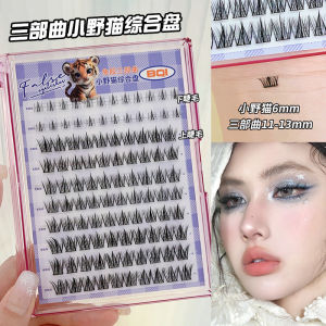 Non Adhesive False Eyelashes Sunflower Little Flames High-capacity Natural Eyelashes No Disassembly