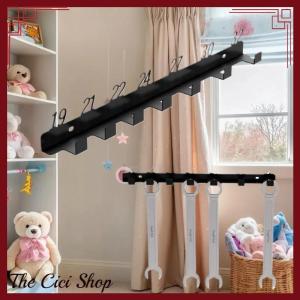 [The Cici Shop] Wrench Screw Organizer Home Wall-mounted Storage Rack With Numbered Slots Tool Organizer Hooks Pliers Screwdriver Holder