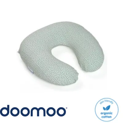 Doomoo Softy: Organic Cotton Small Multi-functional Pregnancy Cushion (Nursing Pillow Infant Lounger) (Designed in Belgium)