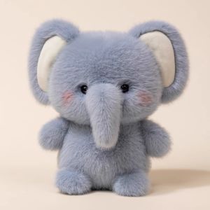DOOUR 16cm Plush Companion Doll Plush Elephant Stuffed Animal Pillow Kawaii Super Soft Animal Plush Toy Sleeping Gift