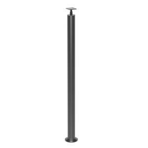 Glass Railing Post Stainless Steel Staircase Handrail Balusters Stainless 304 with cover and bolt Attic guardrail Bay window railing handrail stair