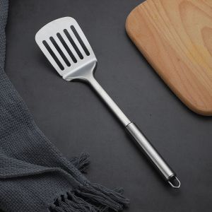 VK 304 Stainless Steel Wok Spatula Wok Spoon Colander Frying Spatula Kitchen Cooking Utensils
