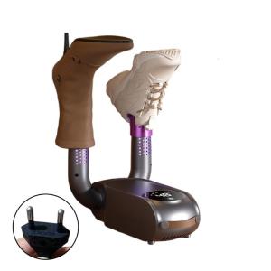 Compact Foldable Footwear Dryer Machine Intelligent Touch Operation Even Heat Distribution Timer Function for Indoor Use