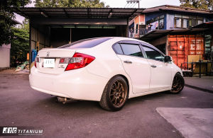 JTC ท่อสูตร Honda CIVIC ท่อสแตนเลส 304 ตรงรุ่นไม่ต้องดัดแปลง