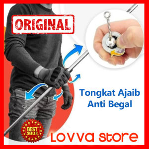 Tongkat Ajaib Bahan Besi Tongkat Sulap Besi Silver Tongkat Sulap Metal COD