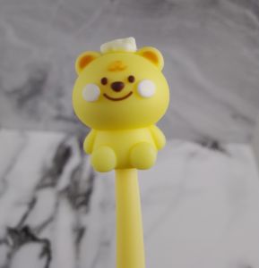 Shack Gel Pen bear Cheese /Karakter Lucu Karet 3D Bisa Goyang