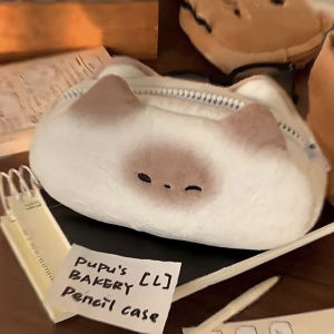 Pencil Case Pen Bag Hamburger Pencil Bag Cartoon Stationery Box Learning Supplies Beg Pena Kartun