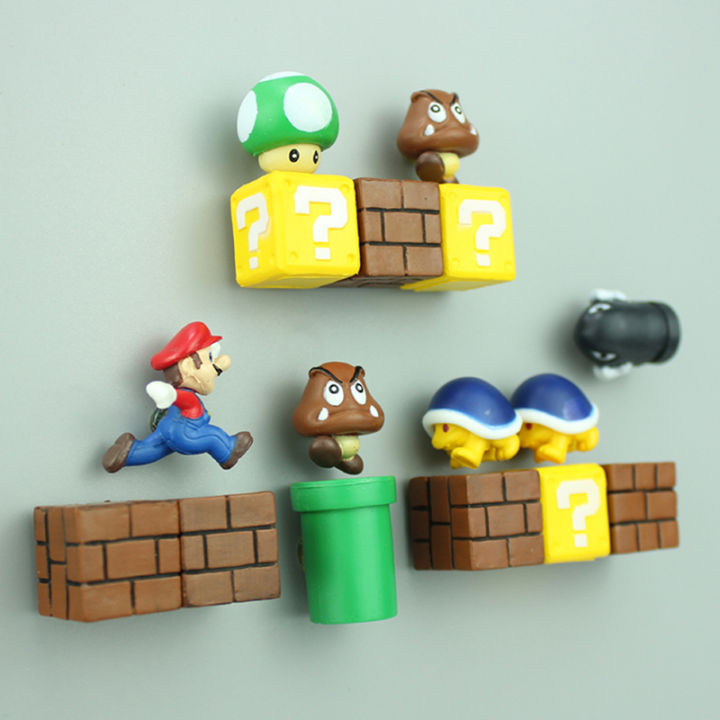 [SIYI]Classic 3D Super Mario Fridge Strong Refrigerator Magnet Stickers ...