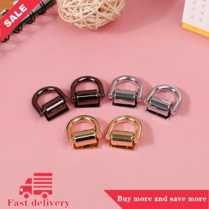 [COD] 2Pcs D Ring Bag Side Clip Buckles Screw Handbag Chain Handles Connector Hanger