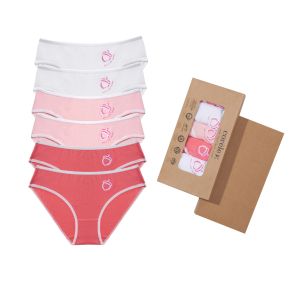 Combo 6 quần lót trẻ em Marron vải Coton mềm mại chuẩn an toàn quôc tế OEKO-TEX từ Corèle Pháp - SME002