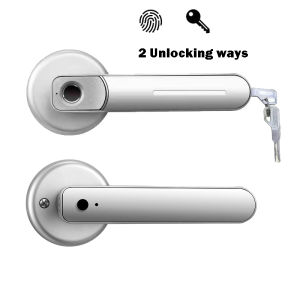 KASIDA Bluetooth smart door lock main door with tuya app fingerprint password key electronic door lock smart lock main door smart door knob digital door lock for home office hotel bedroom