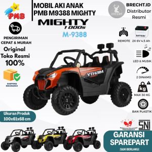 Mainan Anak Mobil Aki Remote Control PMB M9388 MIGHTY 1000S PMB 9388