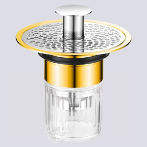 Anticlogging drain popup wash hand basin press type fittings