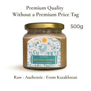 Raw Honey 500g | Accurai | Unheated Pure Natural Honey | No Additives | From Kazakhstan