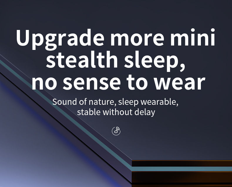 Bluetooth-Kopfhörer, kabellose In-Ear-Kopfhörer, ultradünne Mini-Ohrhörer zum Schlafen, HiFi-Klang, Geräuschunterdrückung_voghion.com