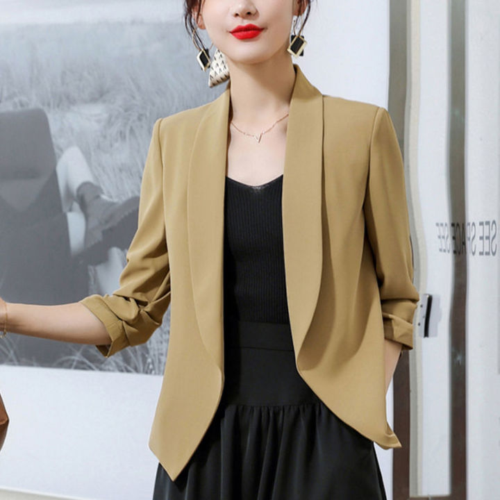 Spring Autumn Slim Fit Women Coats Formal Jackets Office Work