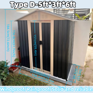 Garden Shed Outdoor garden Storage Outdoor Cabinet Storage metal shed large backyard storage setor laman Besar outdoor Garden Shed Cabinet Cupboard Storage