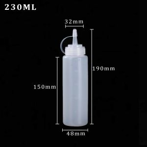 Botol Saus Salad / Botol Saus Plastik / Botol Saus Salad Serbaguna / 1pcs