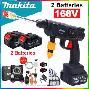 Wireless Pressure Washer Portable High Power Sprayer Lithium Battery Cordless Water Gun Pressure Washer Portable Wireless Car Washer High Power Spray Water Gun Can Rechargeable