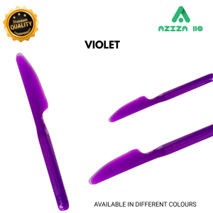 Aziza110 Reusable Plastic Knife - Vibrant Colours Premium Quality - 1kg 2kg & 5kg Packs