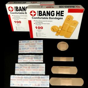 100-piece Band-aids in Various Sizes Waterproof Breathable Hemostatic Anti-fouling and Anti-abrasion Foot Bandages