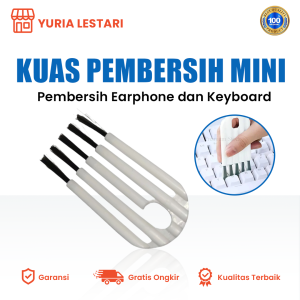 Kuas Pembersih Earphone Keyboard Brush Foldable Cleaning Sikat Mini