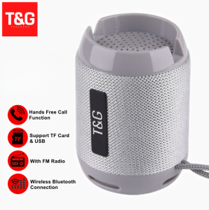 T&G TG-129C Bluetooth V4.2 Portable Wireless Mini Speaker with TF Card USB FM Radio Function and Phone Holder