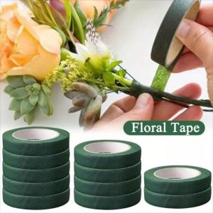 INVADER Self-adhesive Floriculture Tape DIY Multifunctional Bouquet Tape Decorative 30m Floral Stem Wrapping Tape Floral Arrangement