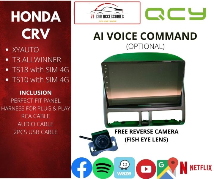 HONDA CRV QCY ANDRIOD HEAD UNIT Lazada PH